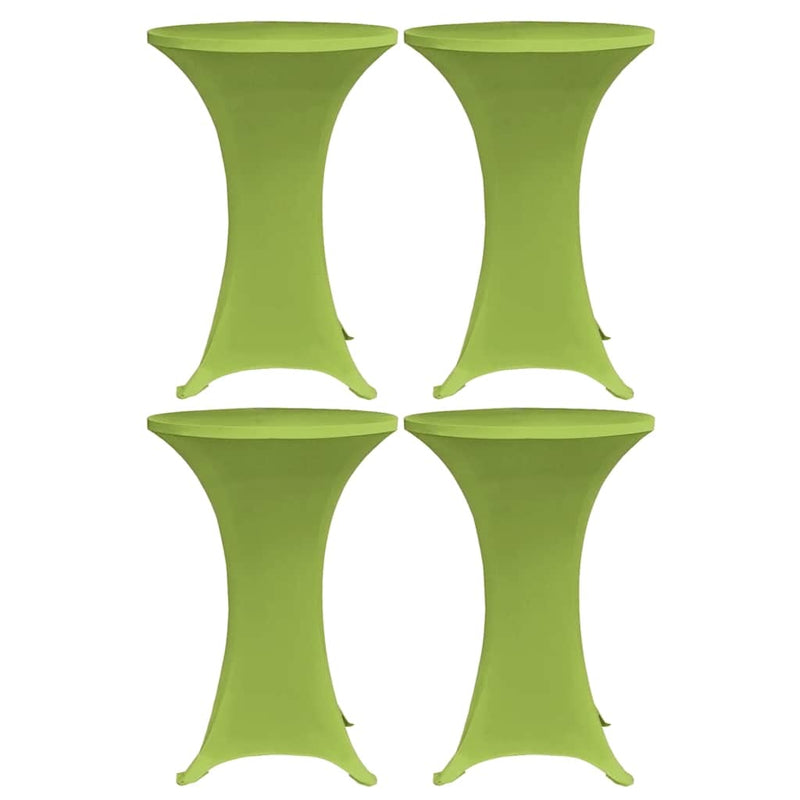 Afbeelding laden in galerijviewer, Vidaxl tafelhoes stretch 4 st 60 cm groen
