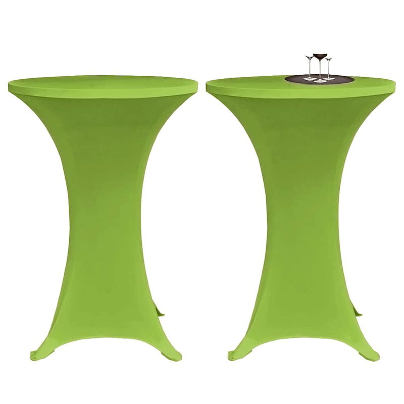 Afbeelding laden in galerijviewer, Vidaxl tafelhoes stretch 4 st 60 cm groen
