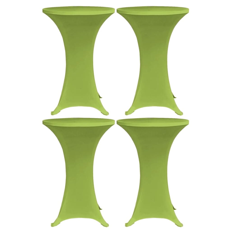 Afbeelding laden in galerijviewer, Vidaxl tafelhoes stretch 4 st 80 cm groen
