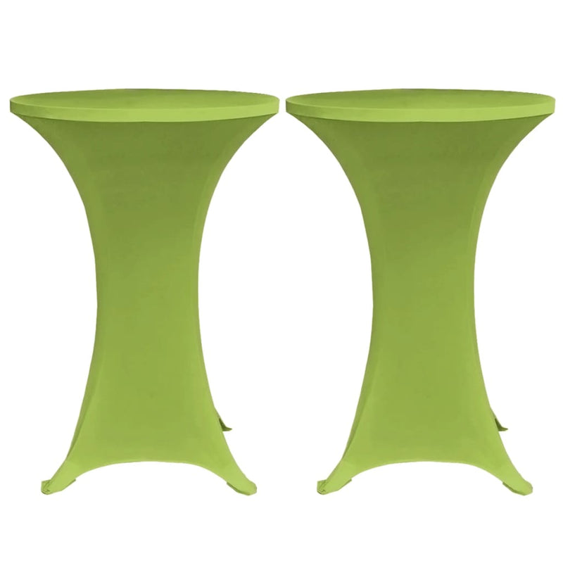 Afbeelding laden in galerijviewer, Vidaxl tafelhoes stretch 4 st 80 cm groen
