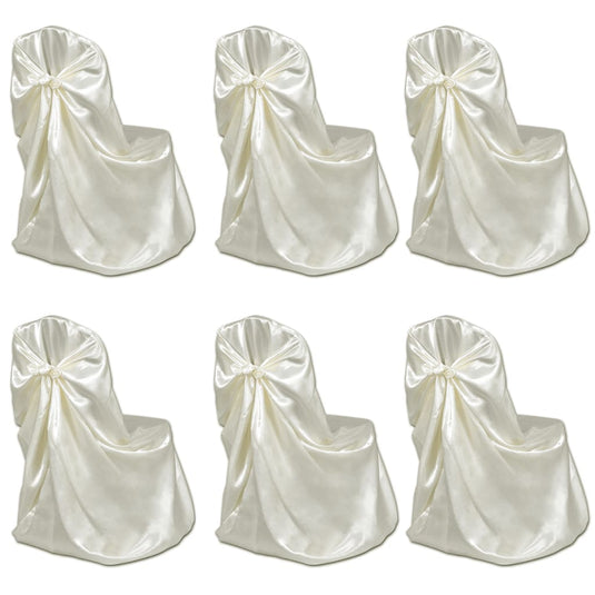 Vidaxl stoelhoes voor bruiloft 12 st crème
