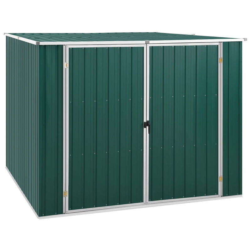 Afbeelding laden in galerijviewer, VidaXL Tuinschuur 195x198x159 cm gegalvaniseerd staal groen
