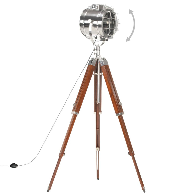 Afbeelding laden in galerijviewer, Vidaxl vloerlamp driepoot 165 cm massief mangohout
