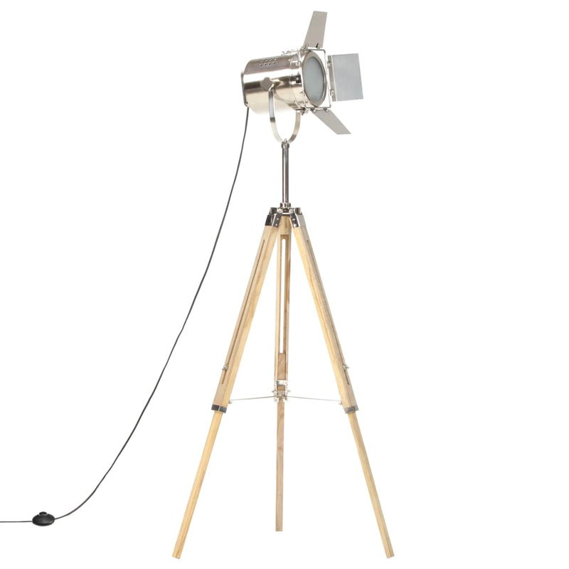 Afbeelding laden in galerijviewer, Vidaxl vloerlamp driepoot 140 cm massief mangohout
