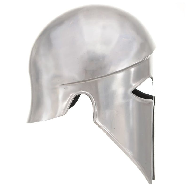 Afbeelding laden in galerijviewer, Vidaxl soldatenhelm grieks replica larp staal zilverkleurig
