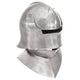 Vidaxl ridderhelm middeleeuws replica larp staal zilverkleurig