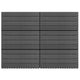 Vidaxl tegels 6 st 1m² 60x30 cm hkc grijs