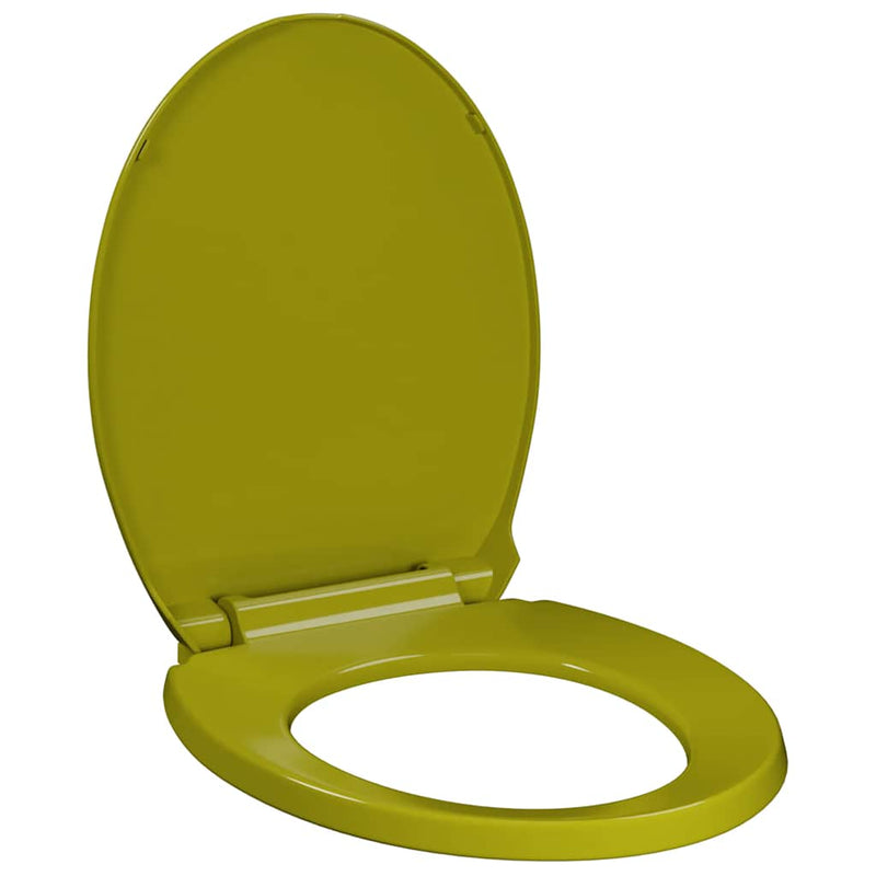 Afbeelding laden in galerijviewer, Vidaxl toiletbril soft-close ovaal groen
