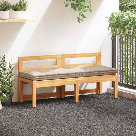 Vidaxl palletvloerkussen 120x40x7 cm katoen beige