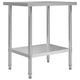 Vidaxl keukenwerktafel 80x60x85 cm roestvrij staal