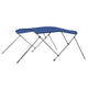 Vidaxl biminitop 3-boogs 183x140x137 cm blauw