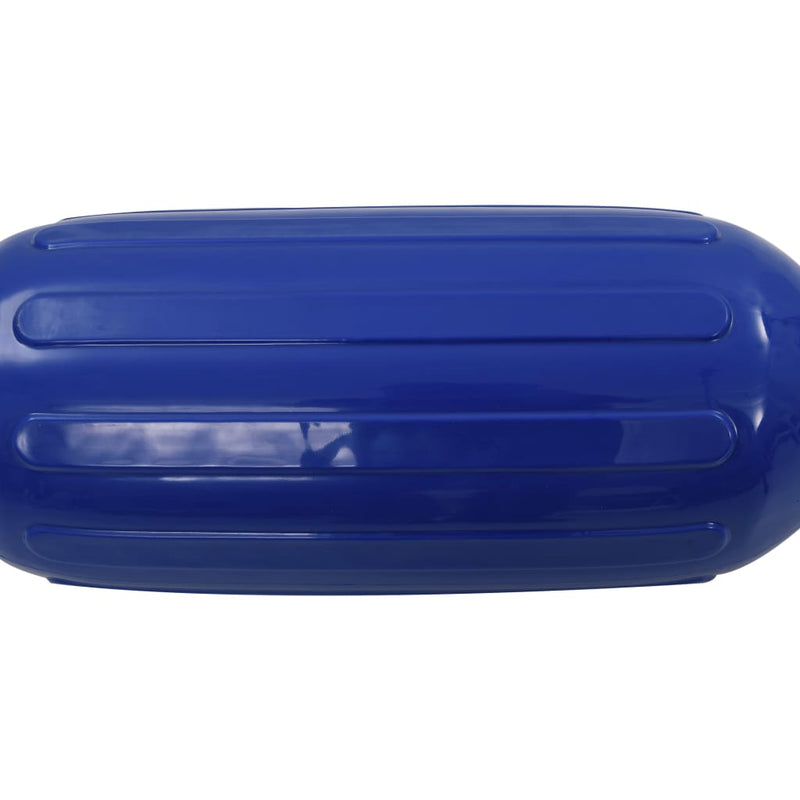 Afbeelding laden in galerijviewer, Vidaxl bootstootkussens 2 st 69x21,5 cm pvc blauw
