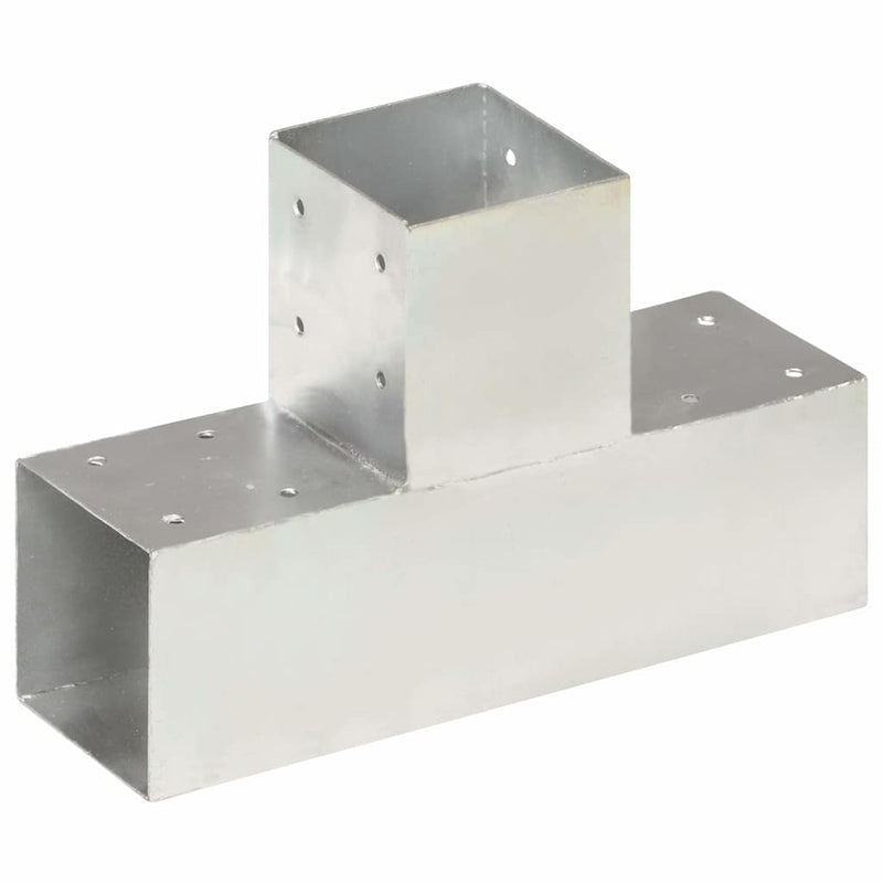 Afbeelding laden in galerijviewer, Vidaxl paalverbinding t-vorm 91x91 mm gegalvaniseerd metaal
