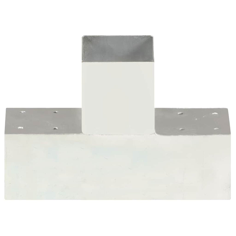 Afbeelding laden in galerijviewer, Vidaxl paalverbinding t-vorm 91x91 mm gegalvaniseerd metaal
