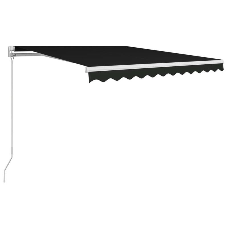 Afbeelding laden in galerijviewer, VidaXL Luifel handmatig uittrekbaar 300x250 cm antraciet

