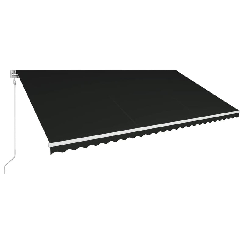 Afbeelding laden in galerijviewer, VidaXL Luifel automatisch uittrekbaar 600x300 cm antraciet

