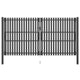 VidaXL Poort 4x2,5 m staal antraciet