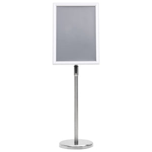 Vidaxl posterstandaard a3 aluminiumlegering zilverkleurig
