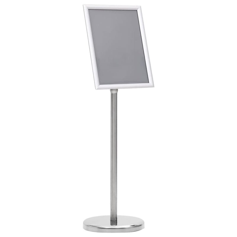 Afbeelding laden in galerijviewer, Vidaxl posterstandaard a4 aluminiumlegering zilverkleurig
