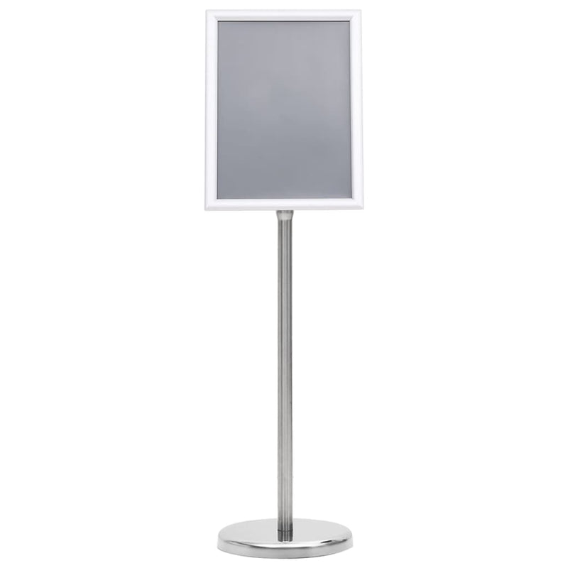 Afbeelding laden in galerijviewer, Vidaxl posterstandaard a4 aluminiumlegering zilverkleurig
