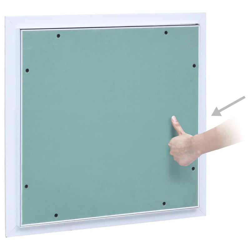 Afbeelding laden in galerijviewer, Vidaxl toegangspaneel met aluminium frame en gipsplaat 200x200 mm
