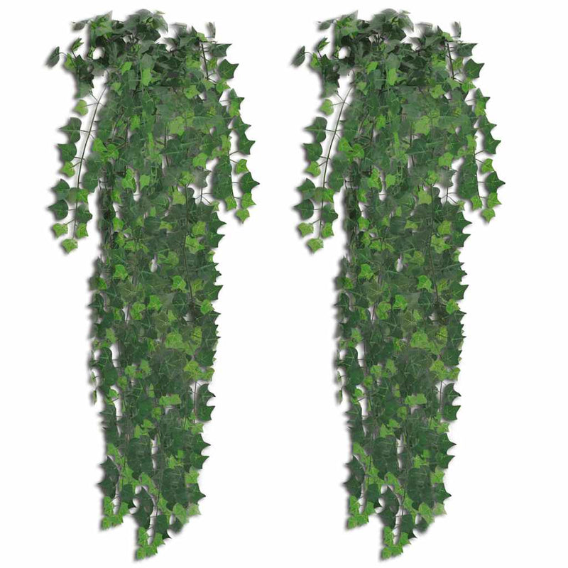 Afbeelding laden in galerijviewer, Vidaxl kunststruiken klimop 4 st 90 cm groen
