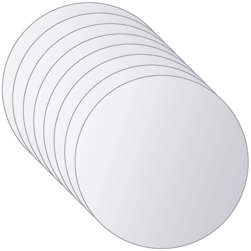 Afbeelding laden in galerijviewer, Vidaxl 16 st spiegeltegels rond glas
