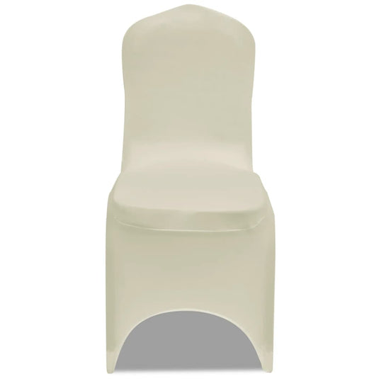 Vidaxl stoelhoezen stretch 18 st crème