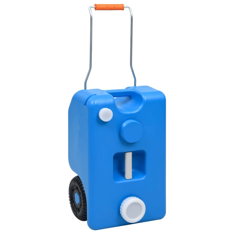 Afbeelding laden in galerijviewer, Vidaxl watertank op wielen 25 l blauw
