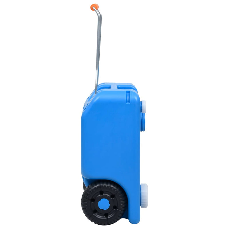 Afbeelding laden in galerijviewer, Vidaxl watertank op wielen 25 l blauw
