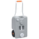 Vidaxl watertank op wielen 25 l grijs