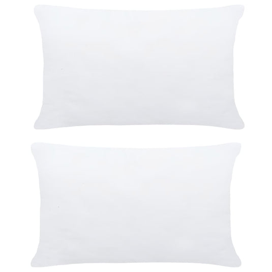 VidaXL Kussenvullingen 2 st 50x30 cm wit