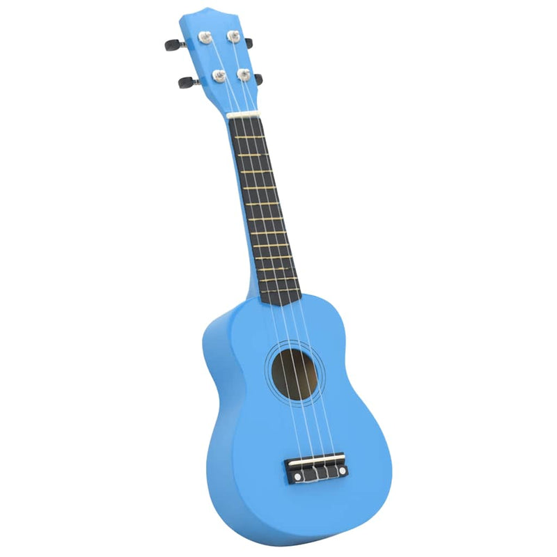 Afbeelding laden in galerijviewer, Vidaxl ukuleleset met tas voor kinderen sopraan 21'' blauw
