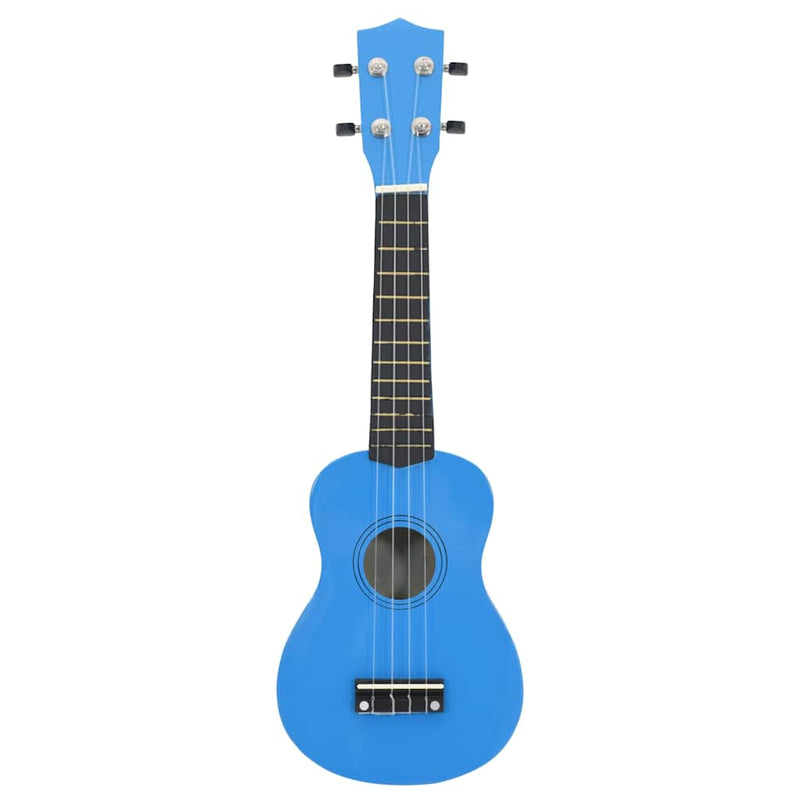 Afbeelding laden in galerijviewer, Vidaxl ukuleleset met tas voor kinderen sopraan 21'' blauw

