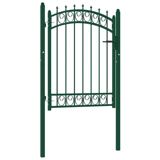 Vidaxl hekpoort emmen met stalen pinnen 103x109,5 cm groen