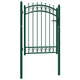 Vidaxl hekpoort emmen met stalen pinnen 103x109,5 cm groen