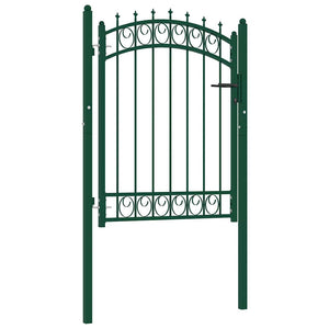 Vidaxl hekpoort emmen met stalen pinnen 103x109,5 cm groen