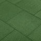 VidaXL Valtegels 18 st 50x50x3 cm rubber groen