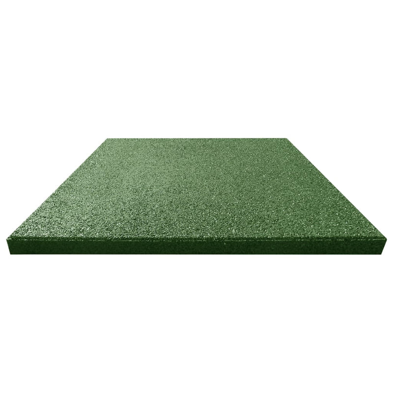Afbeelding laden in galerijviewer, VidaXL Valtegels 24 st 50x50x3 cm rubber groen
