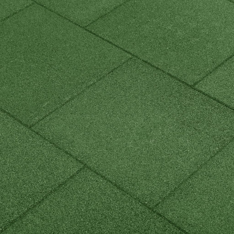 Afbeelding laden in galerijviewer, VidaXL Valtegels 24 st 50x50x3 cm rubber groen
