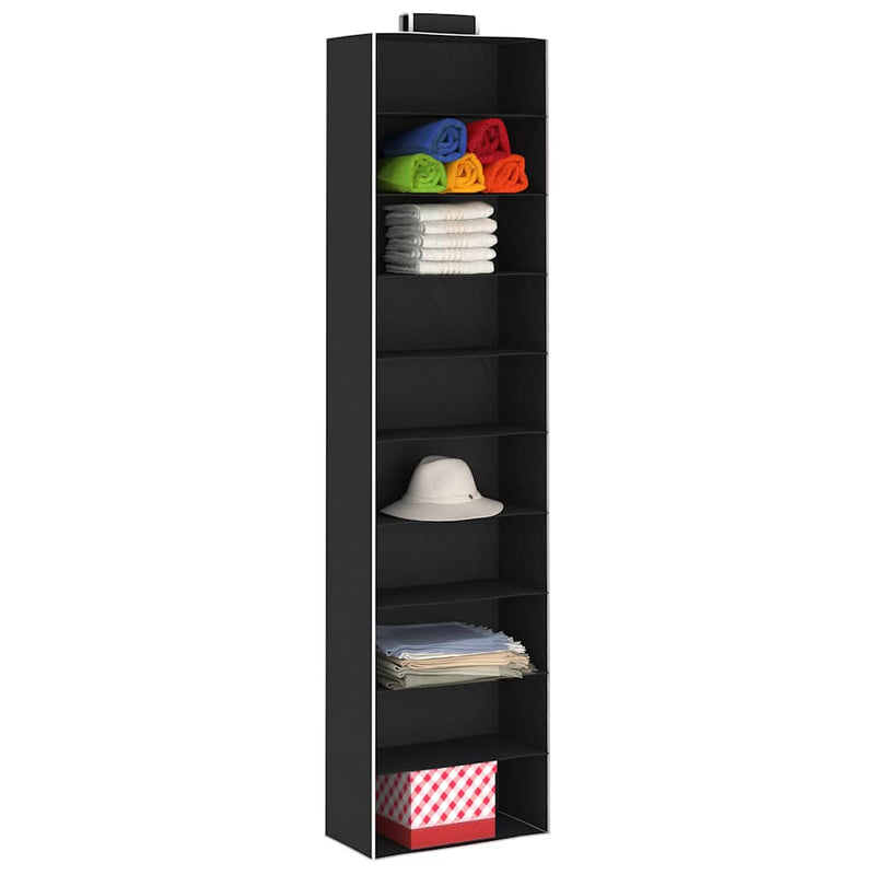 Afbeelding laden in galerijviewer, Vidaxl kledingorganisers hangend 2 st met 10 schappen stof

