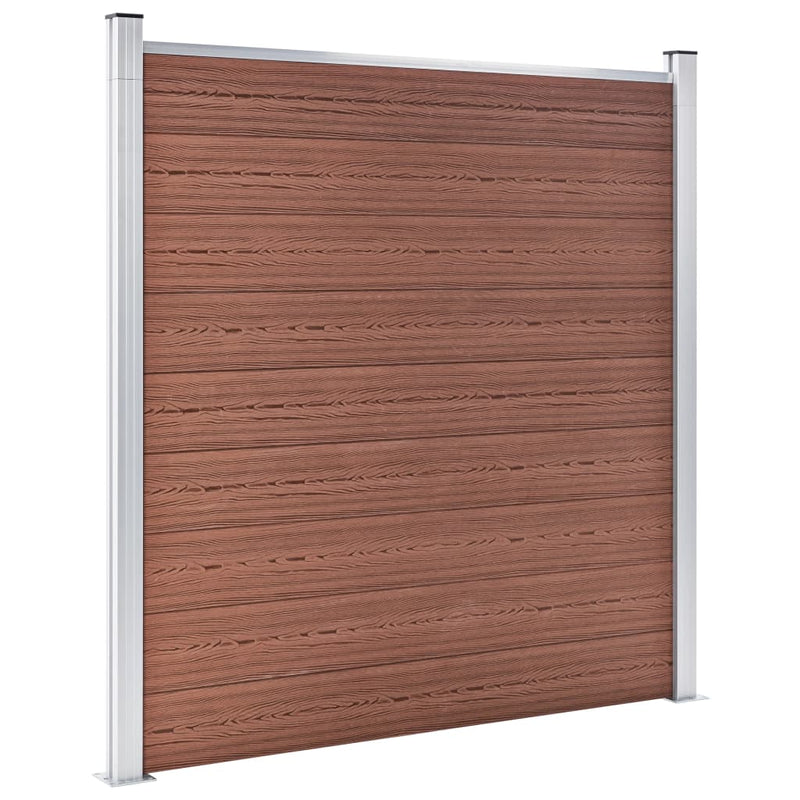 Afbeelding laden in galerijviewer, VidaXL Schutting 526x186 cm HKC bruin
