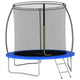 VidaXL Trampolineset rond 100 kg 244x55 cm
