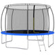VidaXL Trampolineset rond 150 kg 366x80 cm