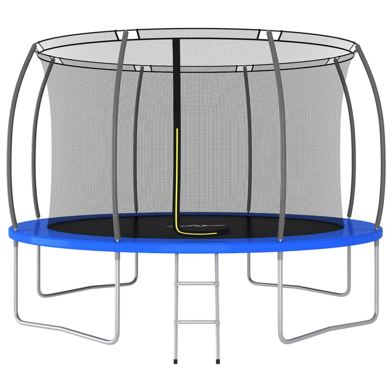 Afbeelding laden in galerijviewer, VidaXL Trampolineset rond 150 kg 366x80 cm
