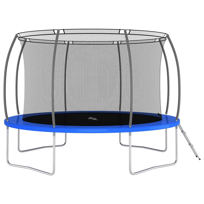 Afbeelding laden in galerijviewer, VidaXL Trampolineset rond 150 kg 366x80 cm
