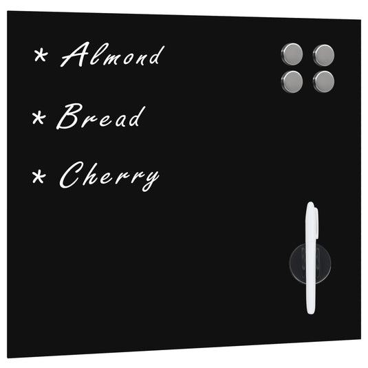 Vidaxl magneetbord voor aan de wand 60x60 cm glas