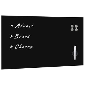 Vidaxl magneetbord wandmontage 120x60 cm glas