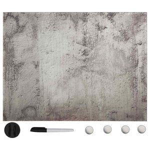 Vidaxl magneetbord wandmontage 80x60 cm glas