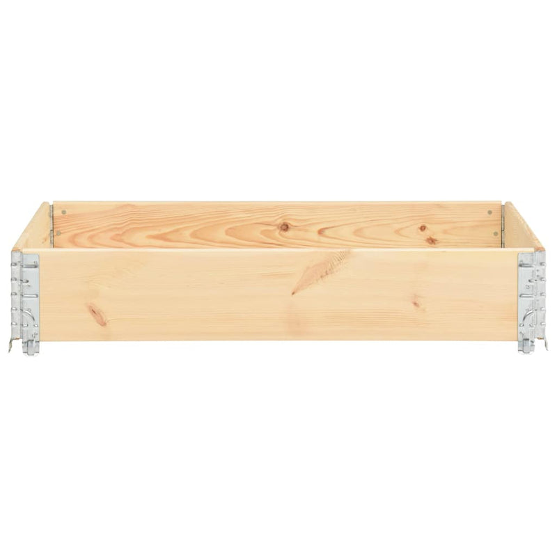 Afbeelding laden in galerijviewer, Vidaxl palletopzetrand 50x100 cm massief grenenhout
